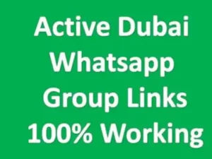 Dubai Whatsapp Group Links