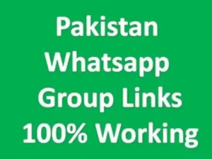 Pakistan Whatsapp Group Links
