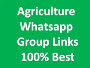 Agriculture Whatsapp Group Links