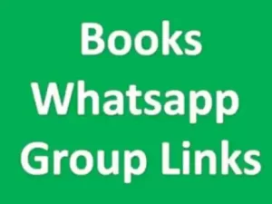Books Whatsapp Group Links