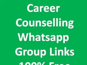 Career Counselling Whatsapp Group Links