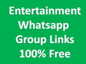 Entertainment Whatsapp Group Links