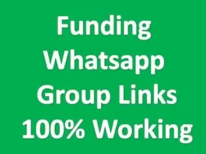 Funding WhatsApp Group Links