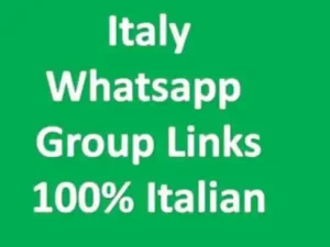 Italy WhatsApp Group Links