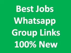 Jobs Whatsapp Group Links