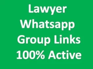 Lawyer WhatsApp Group Links