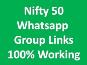 Nifty 50 WhatsApp Group Links