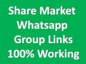 Share Market WhatsApp Group Links