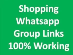Shopping Whatsapp Group Links