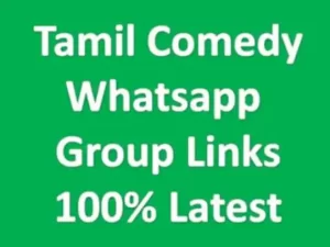 Tamil Comedy WhatsApp Group Links