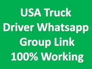 USA Truck Driver Whatsapp Group Link